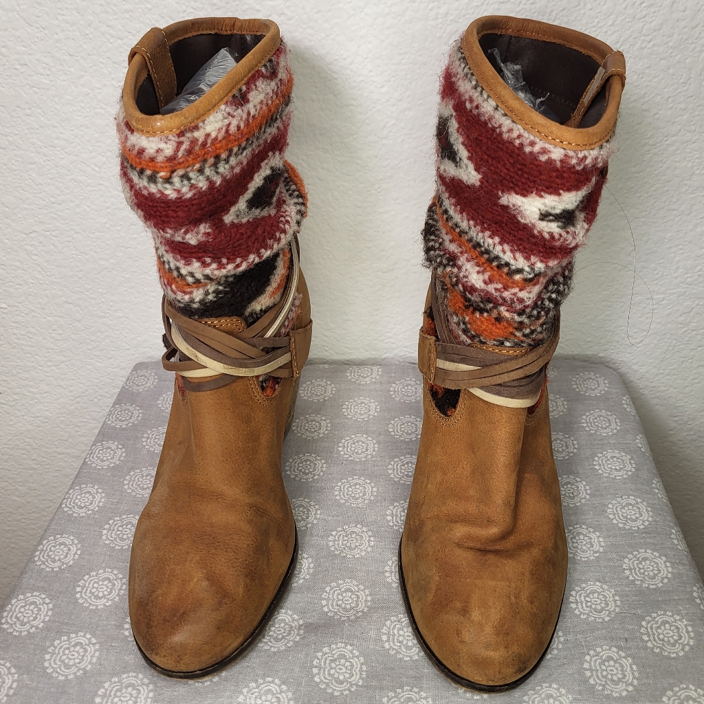 Steve Madden Tolteca Heeled Boots Size 6